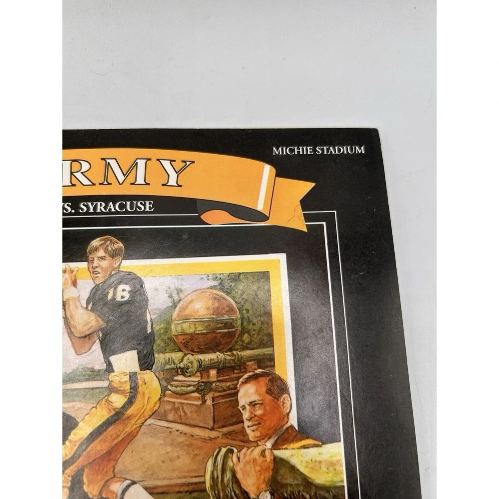 Vintage 1990 Army Vs. Syracuse Football Program‎ Guide 100th Anniversary